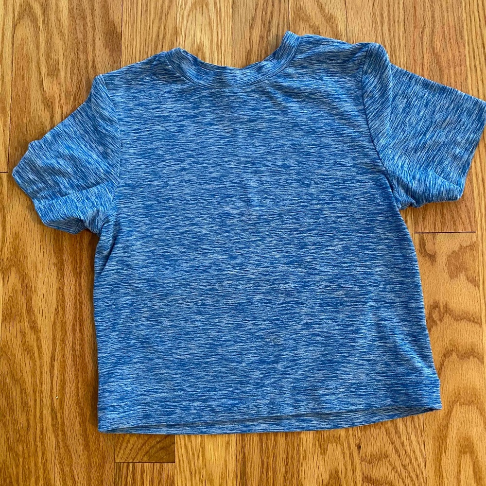 Hanna Andersson Oeko-tex certified blue synthetic t-shirt size 2